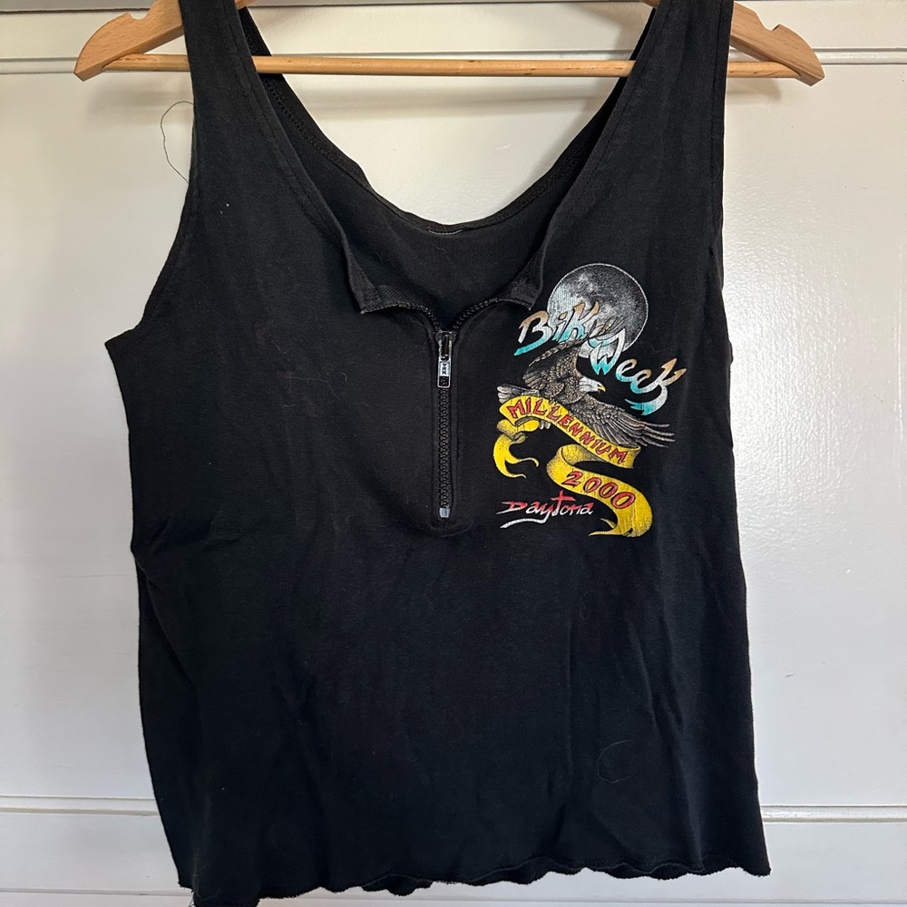 Vintage Black Daytona Bike Week Tank Top